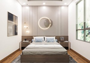 Thiết kế nội thất phòng ngủ hiện đại - chị Ngọc Anh