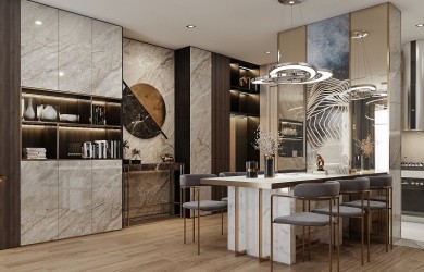Thiết kế nội thất chung cư Grand Sunlake Văn Quán