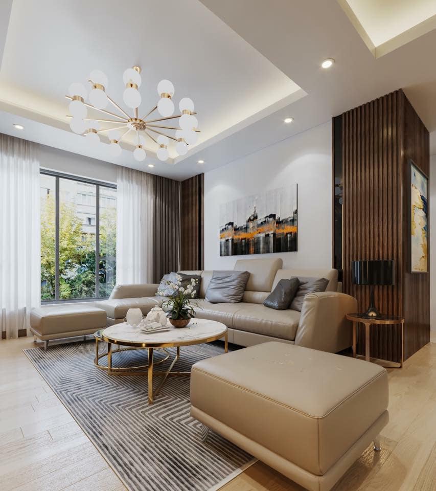 thiết kế chung cư 3 phòng ngủ mã 006