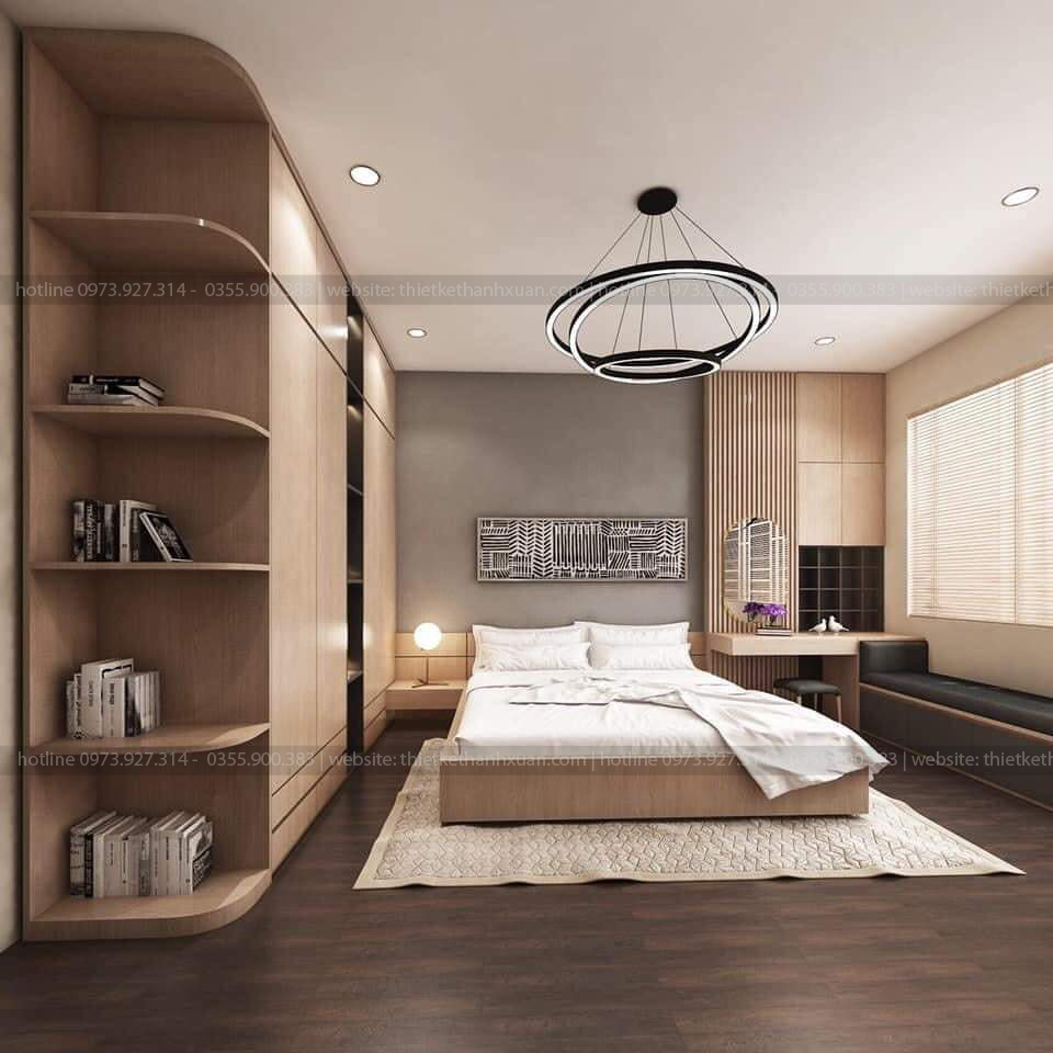 thiết kế phòng ngủ master chung cư vinhomes
