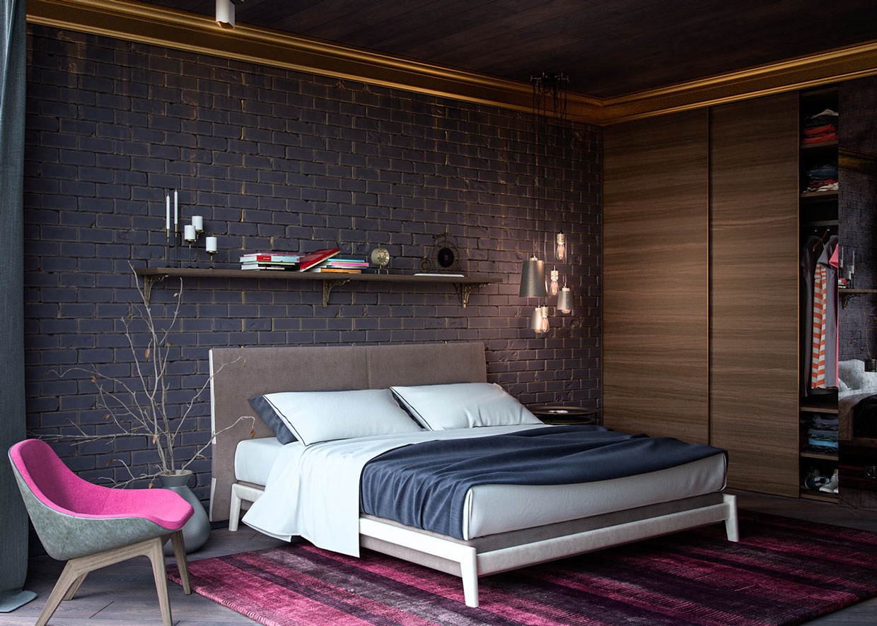 thiết kế phòng ngủ tinh tế bằng lối thiết kế tối giản